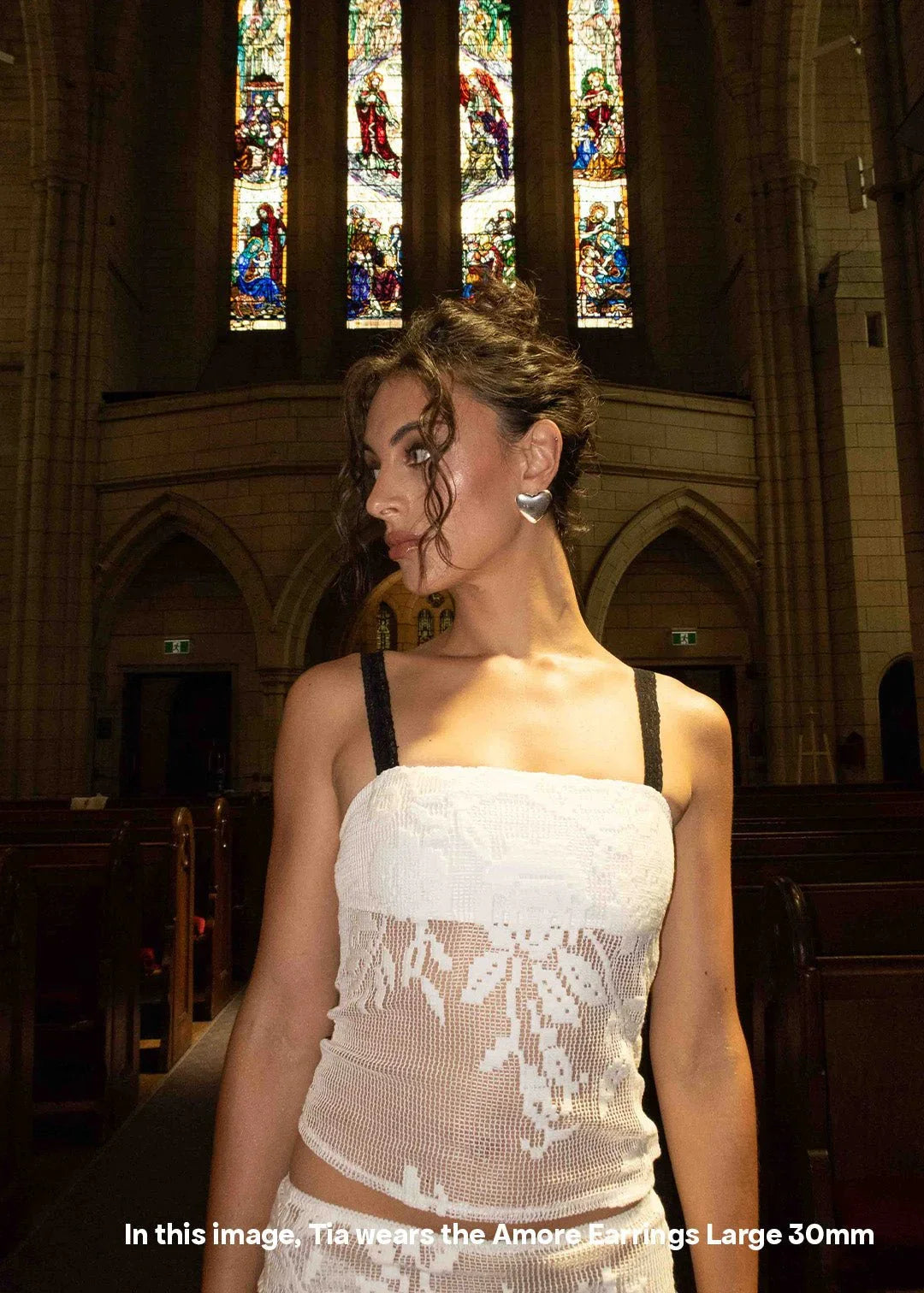 Amore Earrings -  Silver