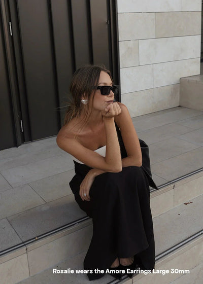 Amore Earrings -  Silver