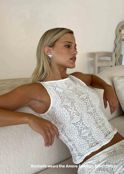 Amore Earrings -  Silver