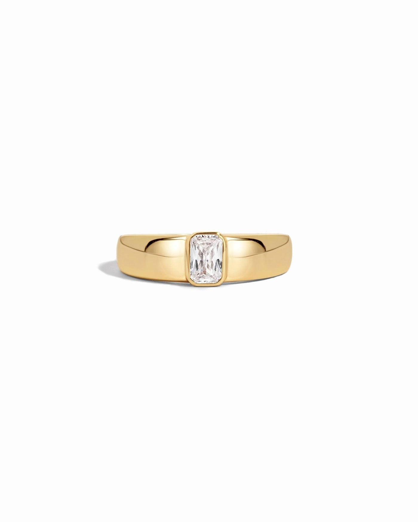 Baguette Dome Ring