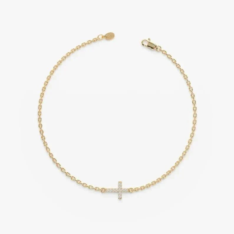 Dainty Cross Bracelet