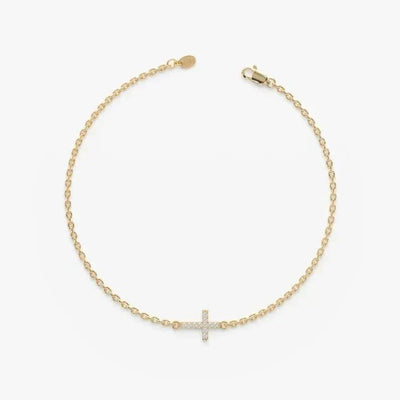 Dainty Cross Bracelet