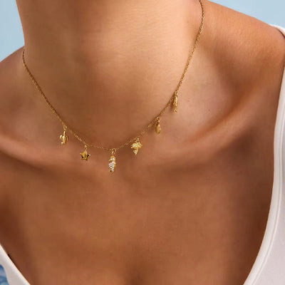 Dainty Summer Charms Necklace