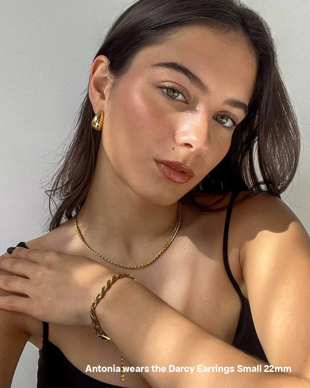 Selene Earrings – Gold