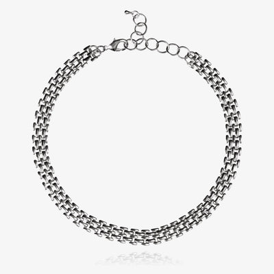Elevated Mesh Chain Choker