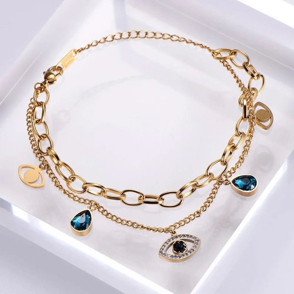 Evil Eye Crystal Bracelet