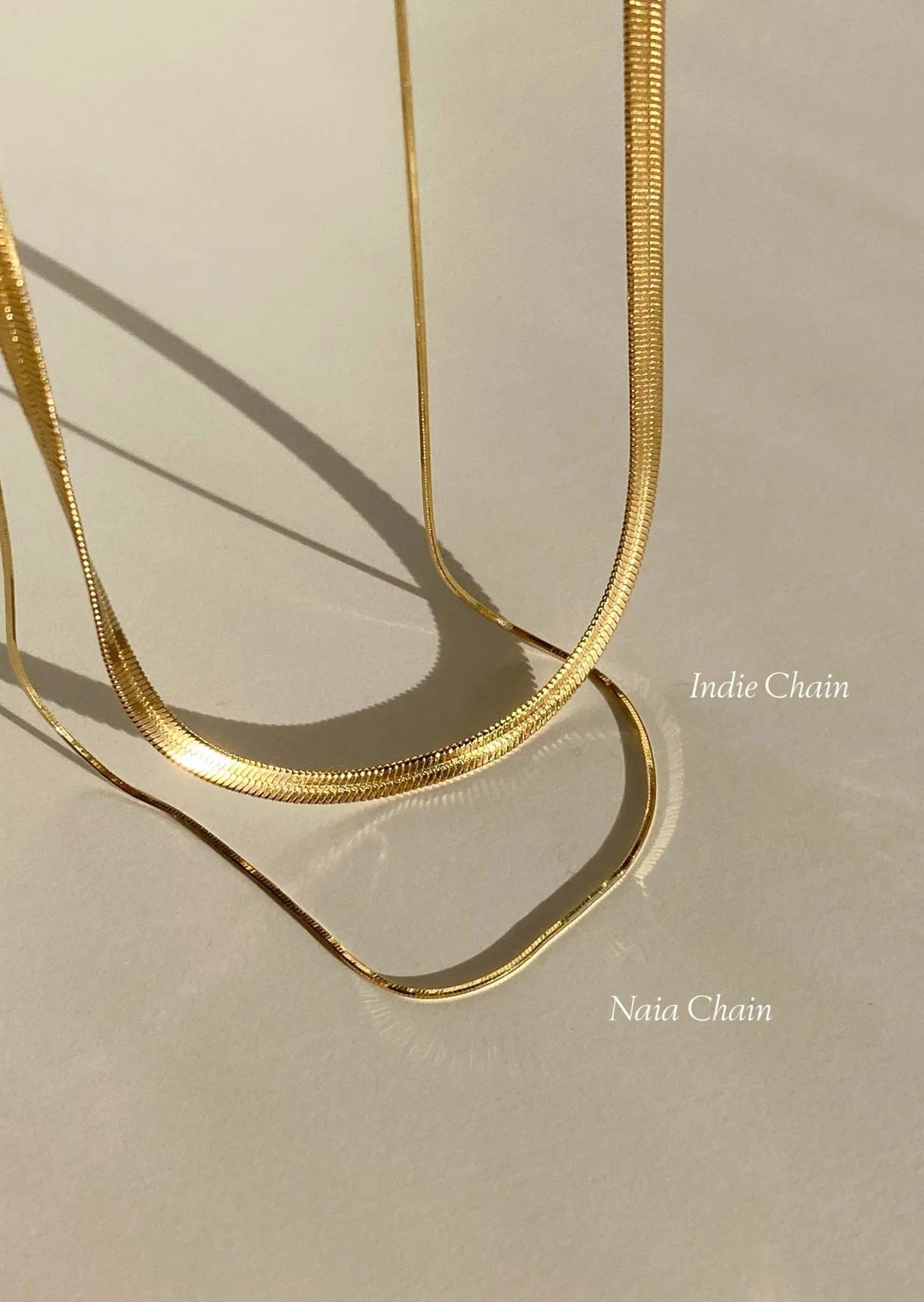Indie Necklace 3mm - Gold