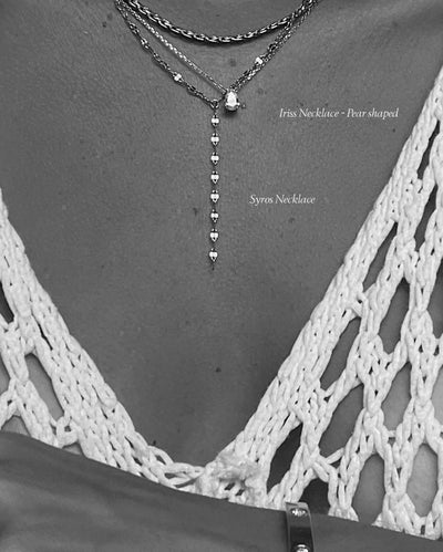 Iriss Necklace Pear - Gold