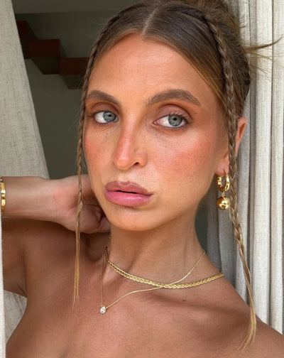 Iriss Necklace Pear - Gold