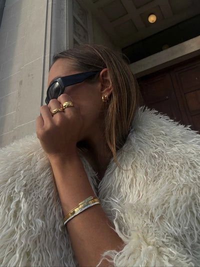 Aubrey Thick Band – Gold