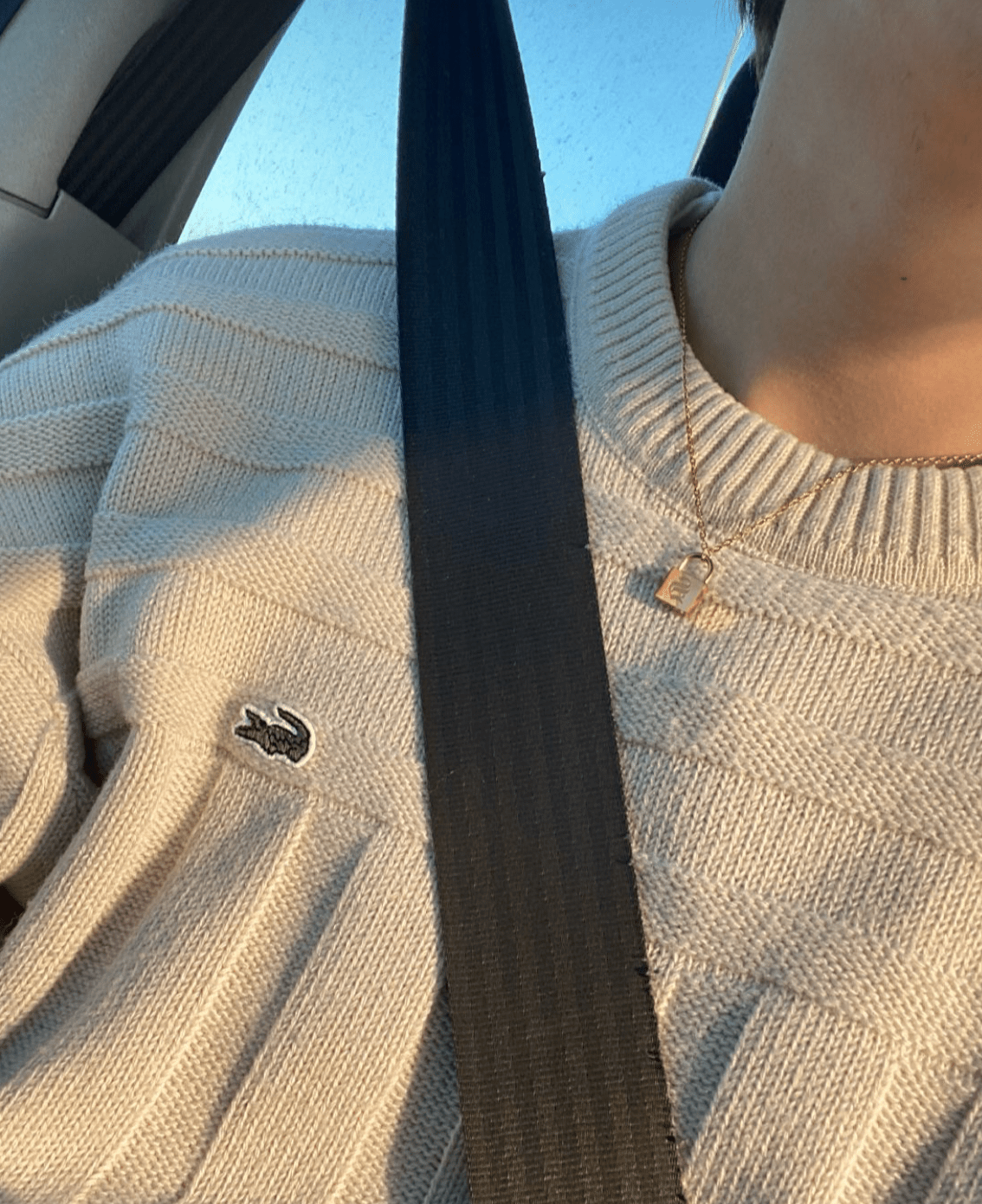 Lock Initial Necklace