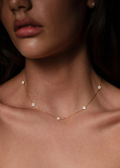 Loria Necklace Multi - Gold