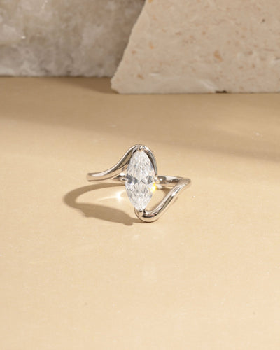 Marquise Swirl Ring