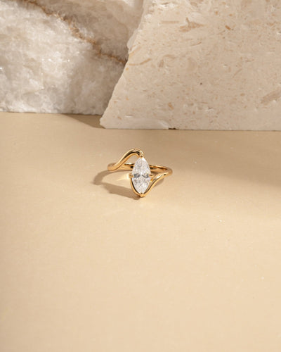 Marquise Swirl Ring