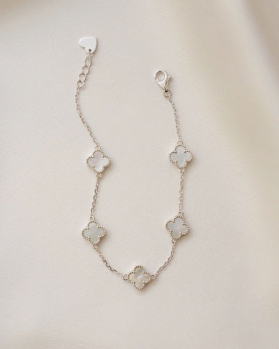 Mother of Pearl Clover Bracelet
