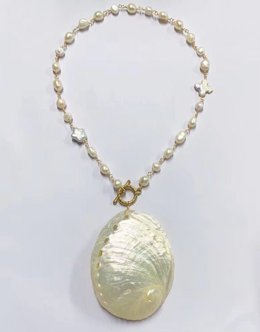 Ocean’s Secret Natural Shell Necklace