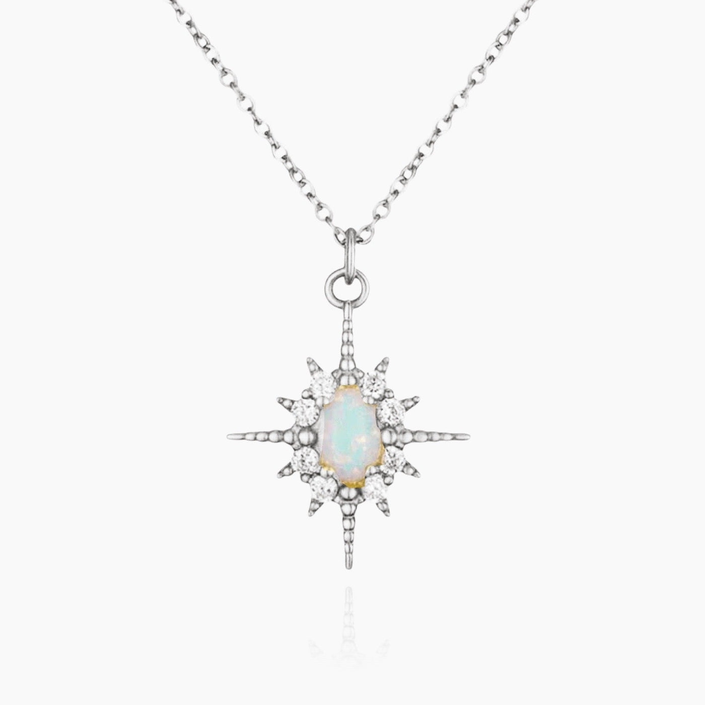 Opal Star Necklace