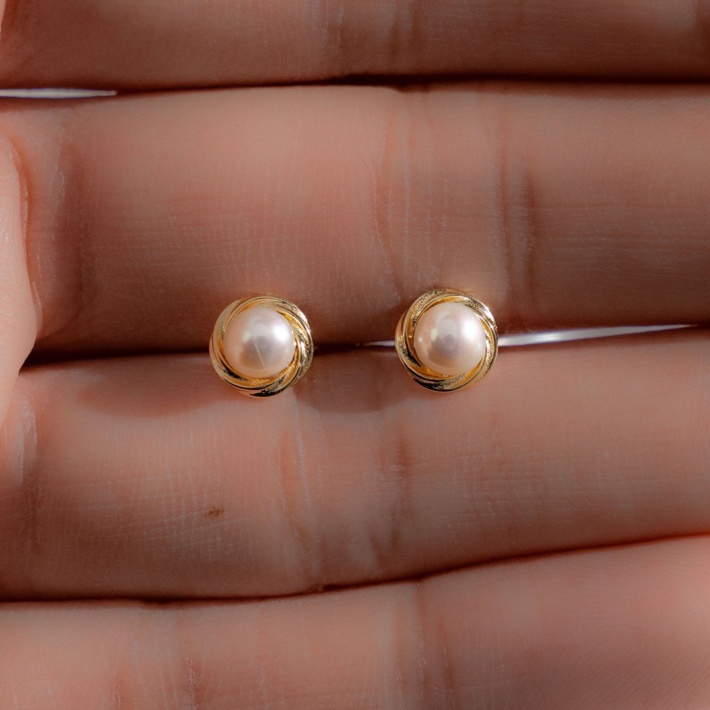 Pearl Button Studs