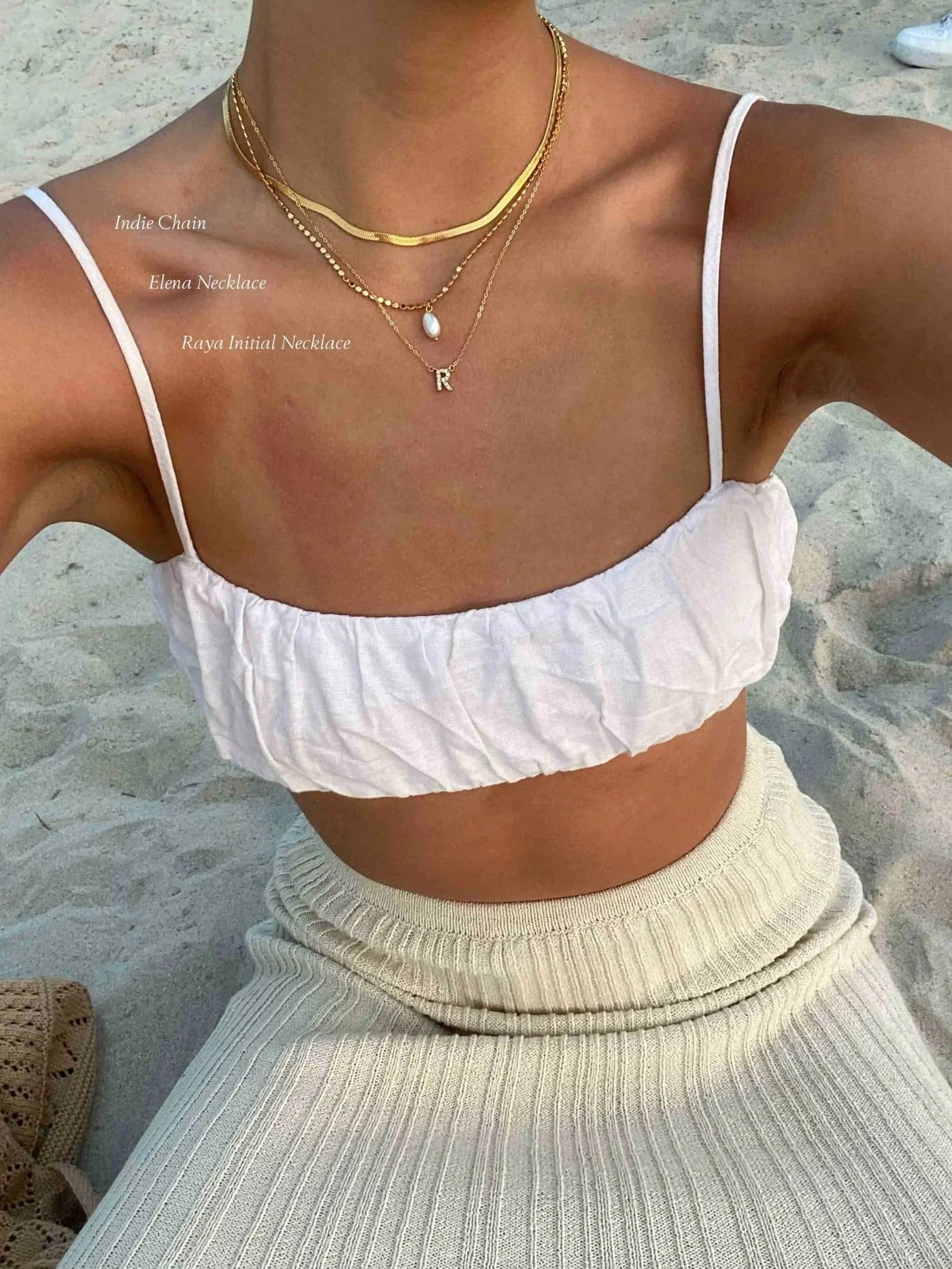 Raya Initial Necklace 2.0