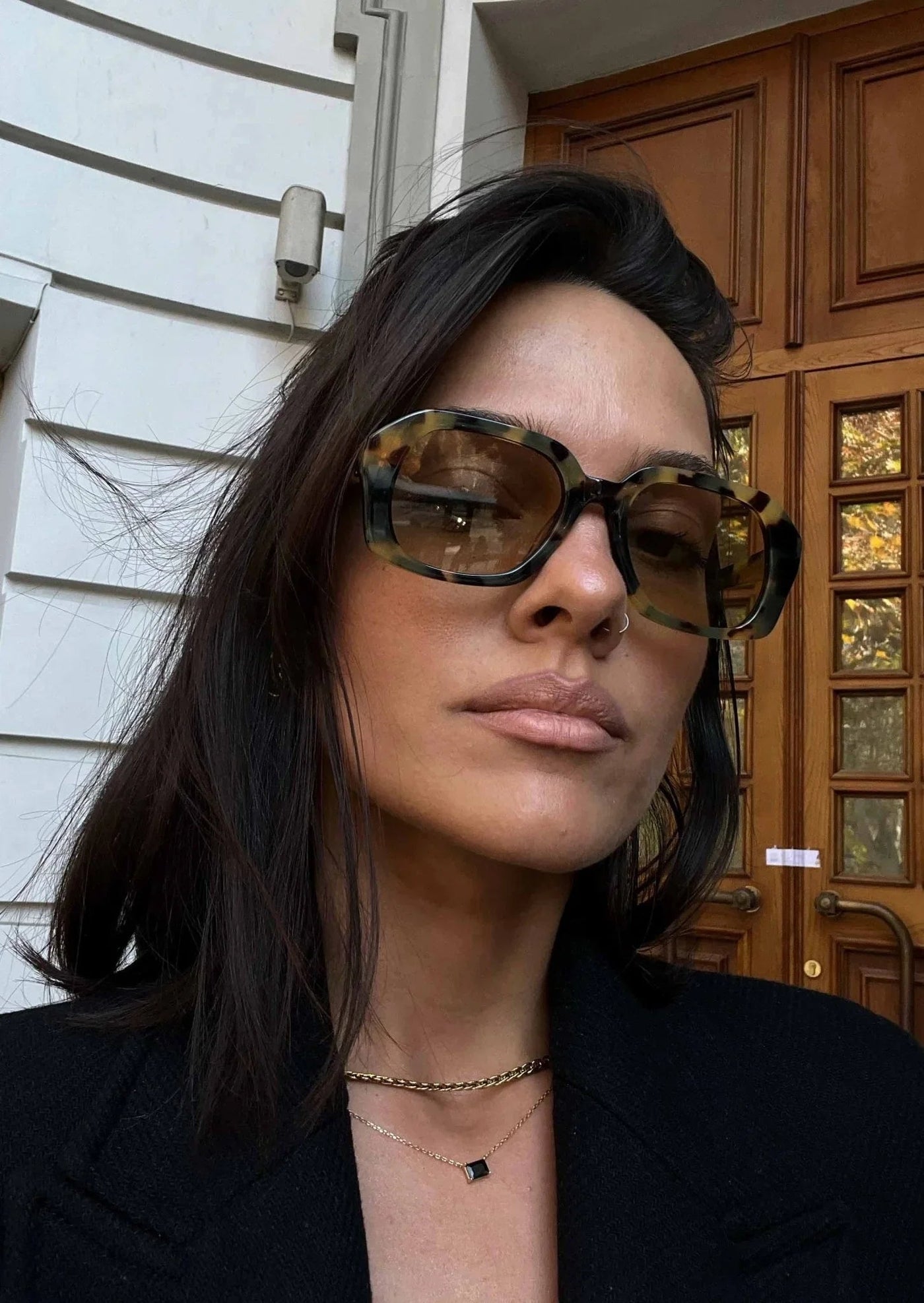 Ariana Necklace – Black Onyx Pendant