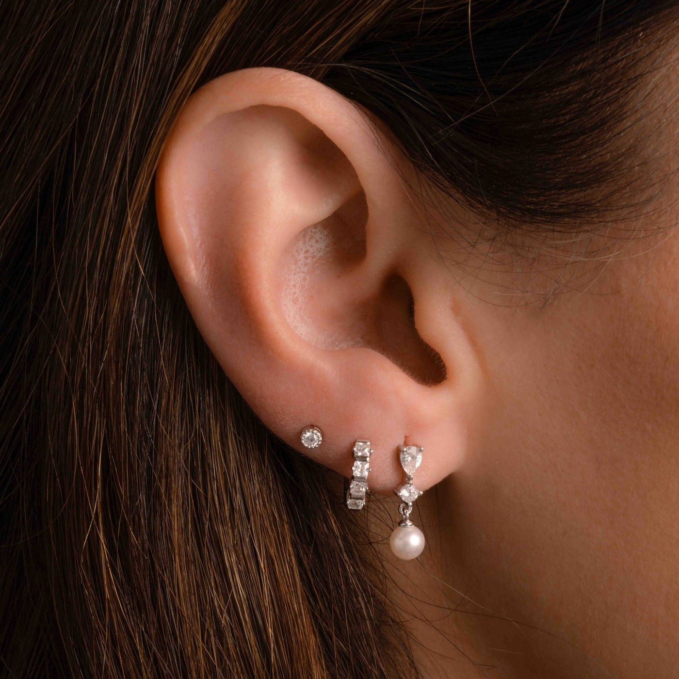 Small Pearl Drop Earrings