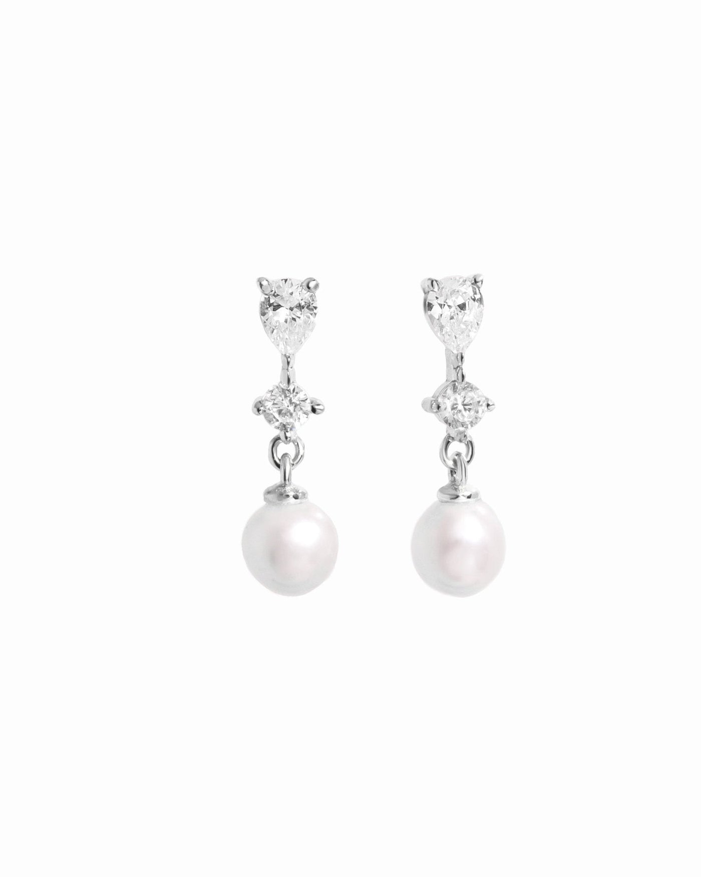 Small Pearl Drop Earrings