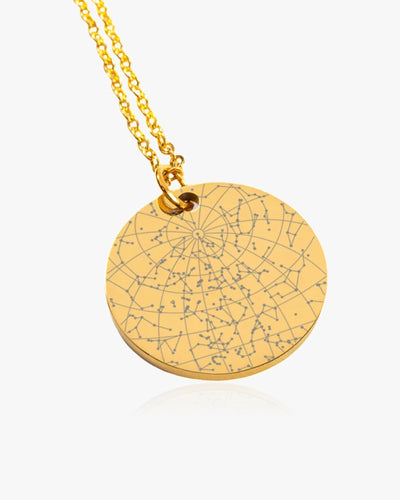 Star Map Night Sky Necklace