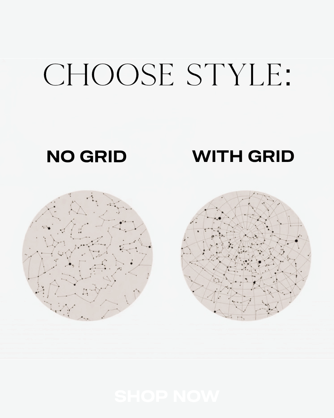 Star Map Night Sky Necklace