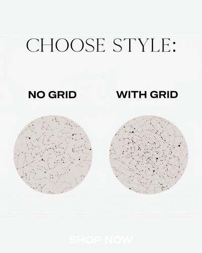 Star Map Night Sky Necklace