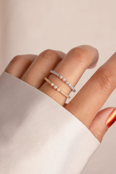 Three Pearl Ring