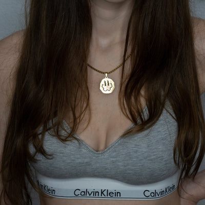 Trippy Smiley Necklace