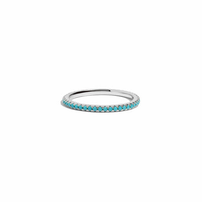 Turquoise Eternity Ring